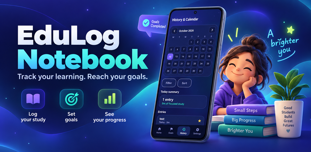 EduLog Notebook promotional artwork